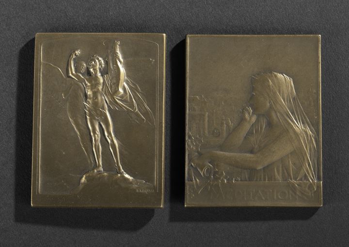 Two French Bronze Allegorical Art