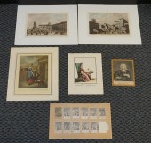 TWO FRENCH COLOR ENGRAVINGS OF