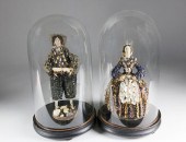 TWO FRENCH COQUILLE FIGURES, 1