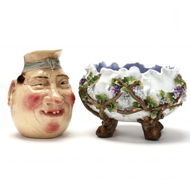TWO FRENCH DECORATIVE PIECES 19th