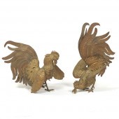TWO FRENCH D'ORE BRONZE LARGE