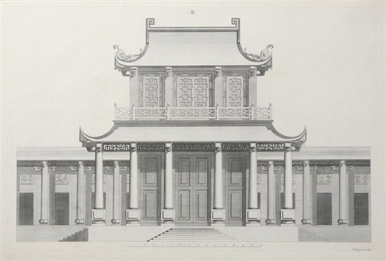 Two French Engravings depicting