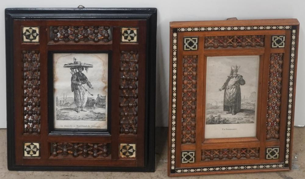 TWO FRENCH ENGRAVINGS OF GREEK