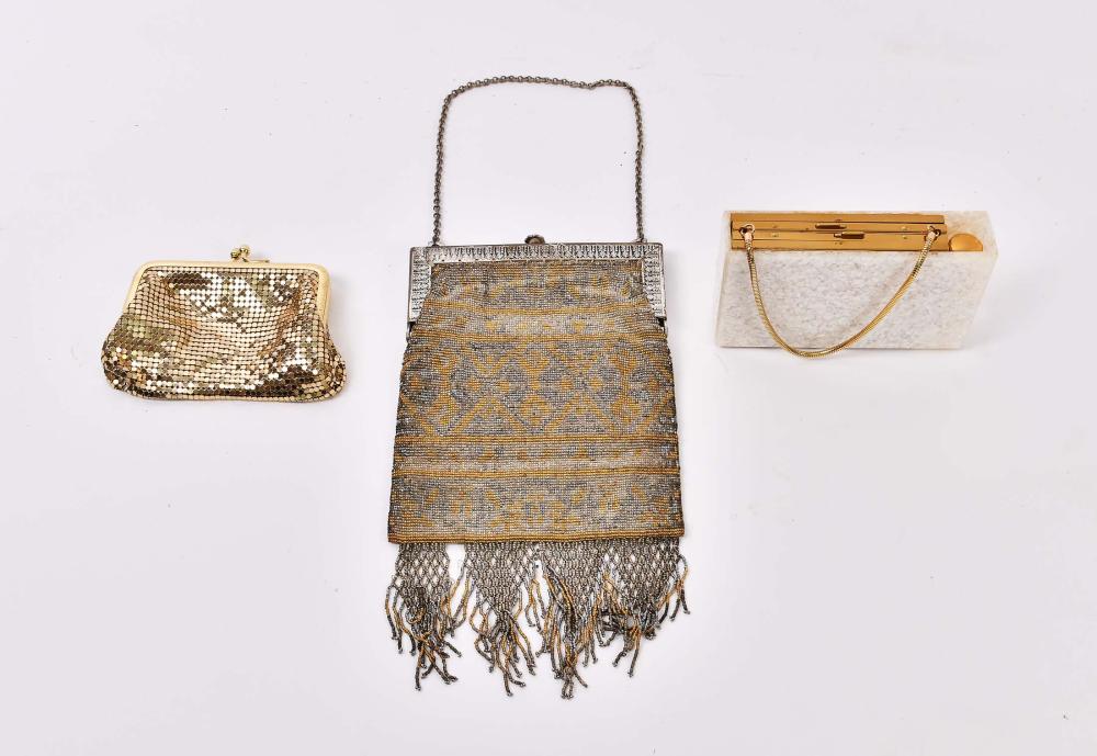 TWO FRENCH EVENING PURSESThe