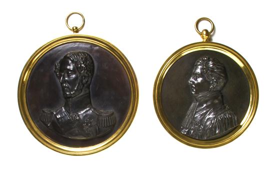 Two French Gilt and Patinanted