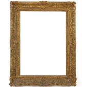 TWO FRENCH GILTWOOD AND GILT-C