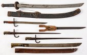 TWO FRENCH GRAS SWORD BAYONETS