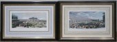 TWO FRENCH HAND-COLORED ENGRAV