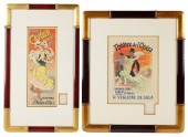 TWO FRENCH LITHOGRAPHS FROM "M