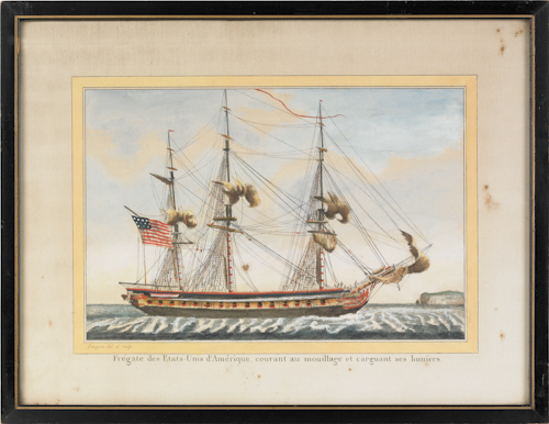Two French lithographs of