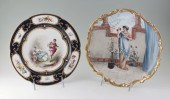 TWO FRENCH PORCELAIN CABINET P