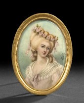 Two French Portrait Miniatures