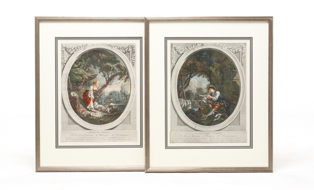 TWO FRENCH PRINTS AFTER FRANCOIS