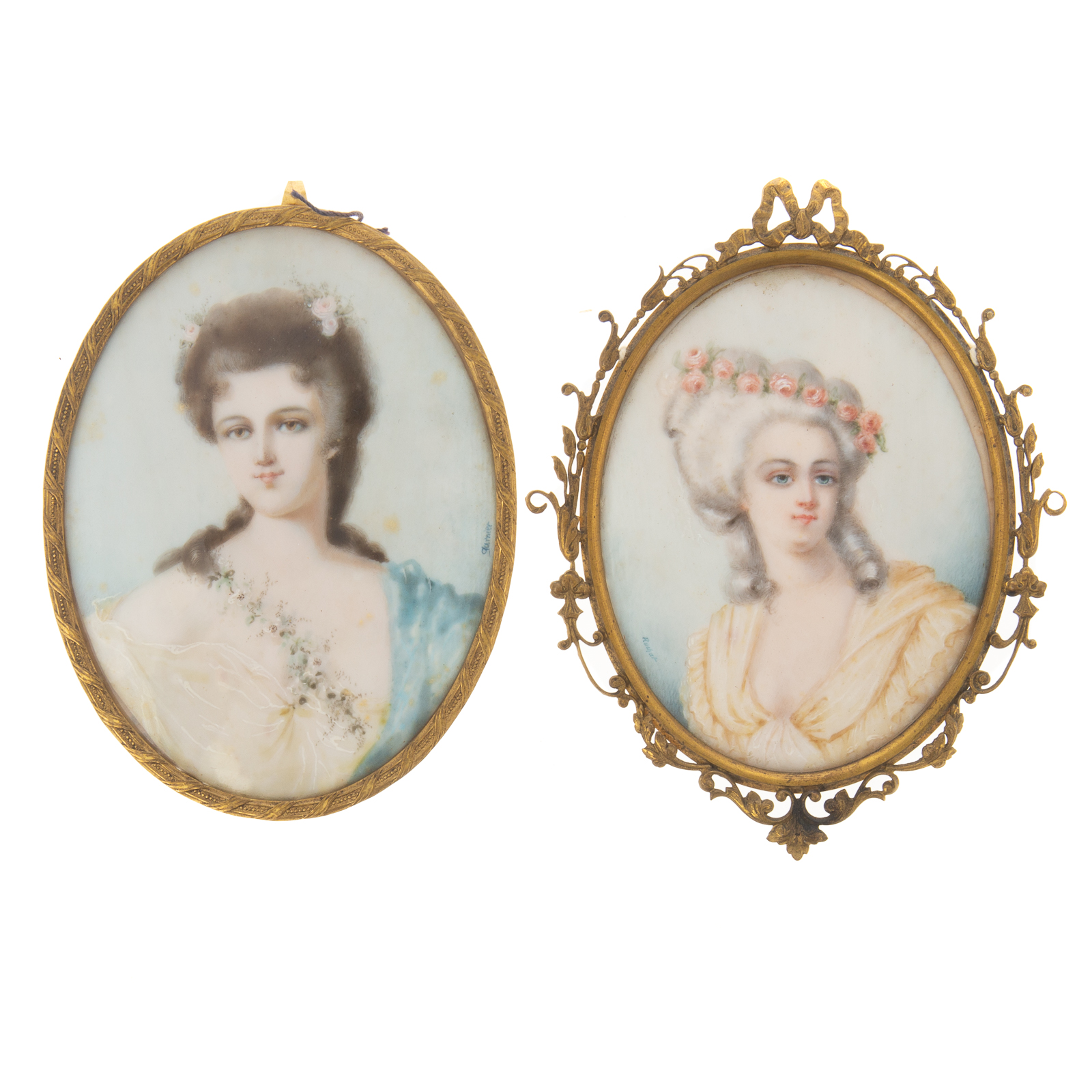 TWO FRENCH SCHOOL PORTRAIT