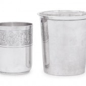Two French Silver Beakers
19th