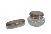 TWO FRENCH SILVER-MOUNTED & CO