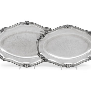 Two French Silver Serving