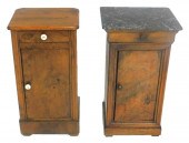 TWO FRENCH STYLE STANDS, ONE W