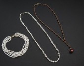 TWO FRESHWATER PEARL NECKLACE