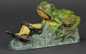 TWO FROG MECHANICAL BANK J & E