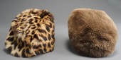 TWO FUR HATS (HATTIE CARNEGIE