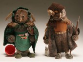 Two G. H. French Co. plush bod