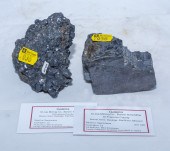 TWO GALENA MINERAL SPECIMENS F
