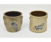 Two gallon crock signed 'H. We