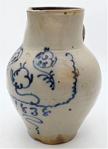 TWO GALLON STONEWARE BATTER PITCHER