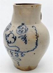TWO GALLON STONEWARE BATTER PI