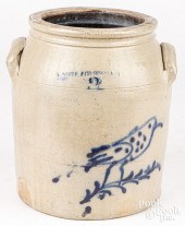 TWO-GALLON STONEWARE CROCK, 19