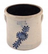 TWO-GALLON STONEWARE CROCK MID