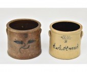 Two gallon stoneware crock sig