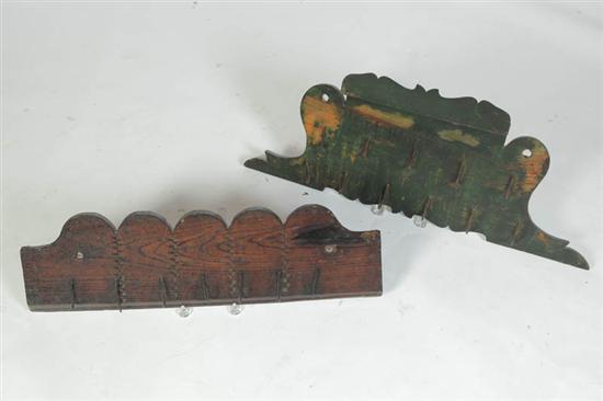 TWO GAME RACKS.  American or