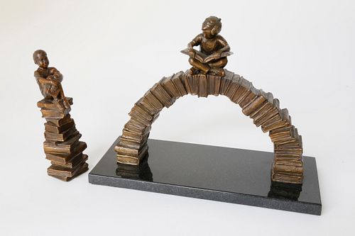 TWO GARY LEE PRICE BRONZE