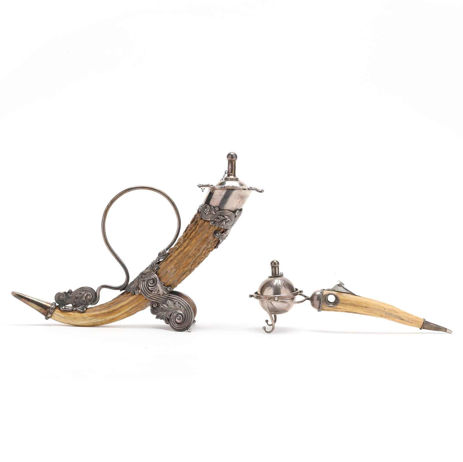 TWO GENTLEMEN'S STERLING SILVER