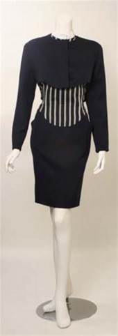 Two Geoffrey Beene dresses