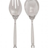 Two Georg Jensen Silver Servin