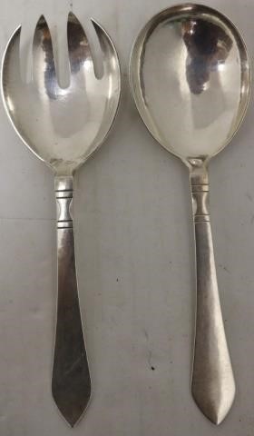 TWO GEORG JENSEN STERLING SILVER