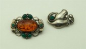 TWO GEORG JENSEN STERLING SILV