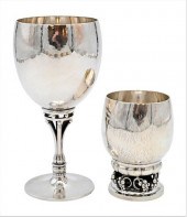TWO GEORG JENSEN STERLING SILV