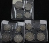 Two George II maundy sets; 173