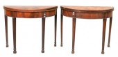 TWO GEORGE III DEMILUNE GAME T