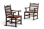 TWO GEORGE III FRUITWOOD DRUNK
