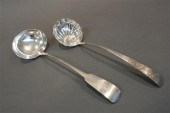 TWO GEORGE III IRISH SILVER LA