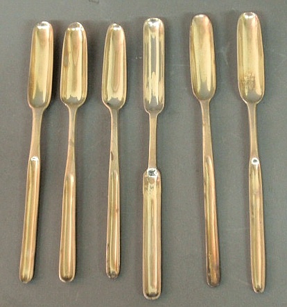 Two George III marrow spoons by