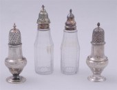 TWO GEORGE III SILVER BALUSTER