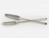 TWO GEORGE III STERLING SILVER