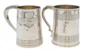 TWO GEORGE III STERLING SILVER