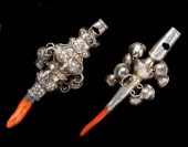 Two George III sterling silver